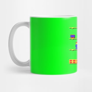 Cuthbert in the Mines - Pixel Art (Level) Mug